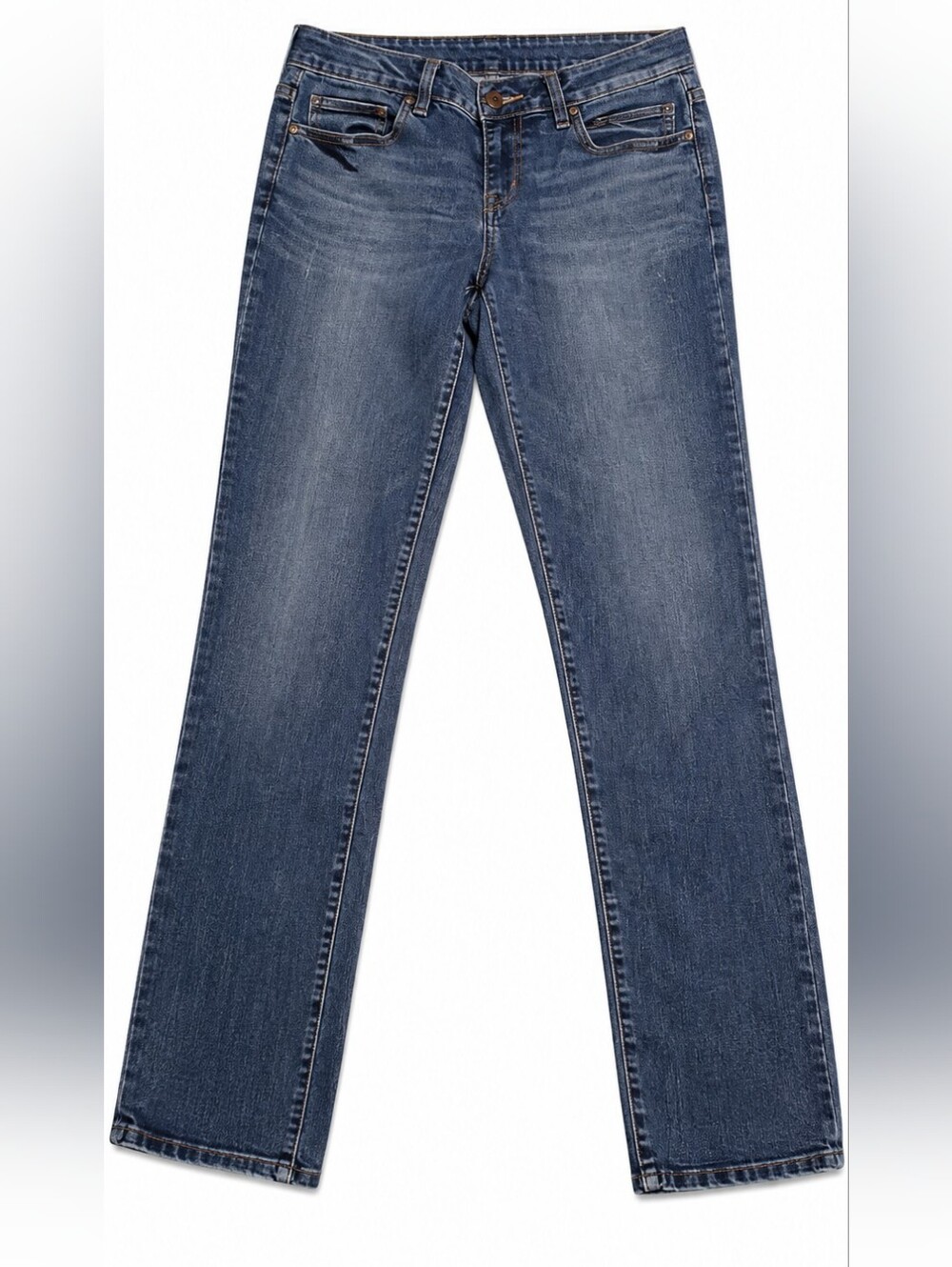 Democracy Straight-Leg Jeans in Medium Blue